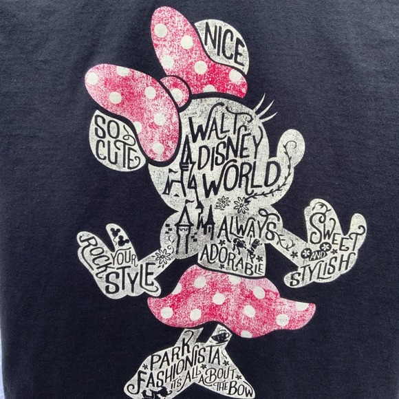 Disney by Hanes t-shirt Minnie Mouse fashionista size‎ small - Picture 5 of 8